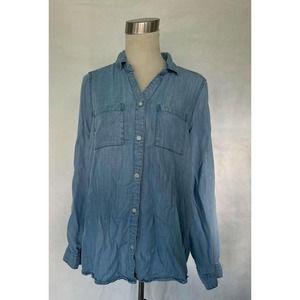 Classic Chambray Top Size Medium
